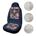 thumbnail image 5 of 2pcs 250 Years Patriotic Symbols Car Seat Covers, Eagle Liberty Bell & Statue of Liberty Print, Universal Fit for Cars SUVs Trucks, Durable Auto Accessories, 5 of 6