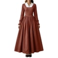 thumbnail image 2 of Colonial Dress for Women Modest Prairie Colonial A Line Dress Civil War Dresses Pioneer Costume Dress, 2 of 10