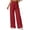Red, variant on NAISIBABY Girls Wide Leg Pants (5-15T), Lightweight Loose with Pockets Banded Waist Spring Summer Fashion Casual Pants Size 12