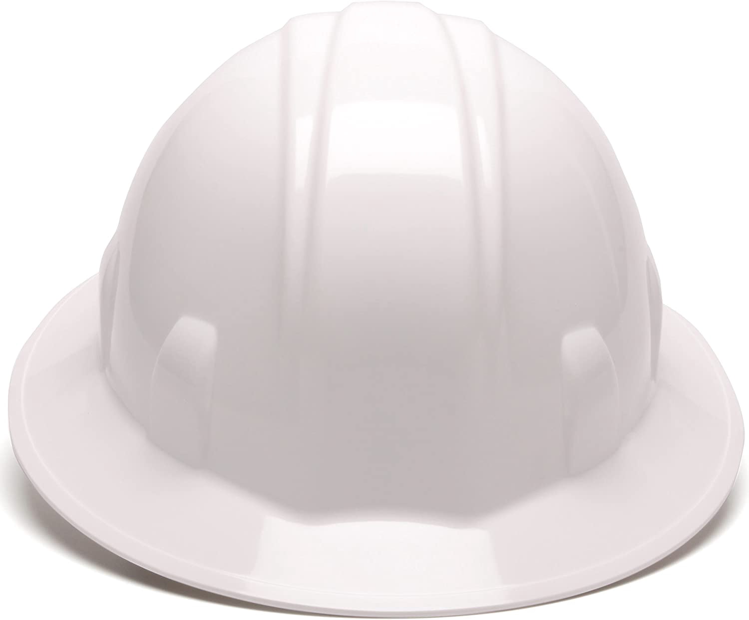 Pyramex HP26110 SL Series Full Brim Hard Hat - 6-Point Ratchet Suspension - Whit
