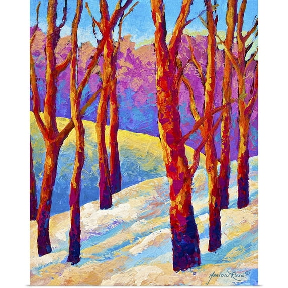 Great BIG Canvas | Rolled Marion Rose Poster Print entitled Dusk's Veil