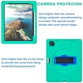 thumbnail image 5 of Dteck iPad Pro 12.9 inch Case 2022/2021/2020/2018, Shockproof Protective Case with 360 Rotating Hand Strap Stand Shoulder Strap Sturdy Rugged Case for iPad Pro 6th/5th/4th/3rd Gen 12.9", Mint, 5 of 8