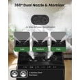 thumbnail image 4 of Mifasol Humidifier Large Room, 5.3Gal/20L Warm and Cool Mist Humidifiers for Home 1500 sq ft, Double Nozzles Whole House Humidifier, Black, 4 of 7