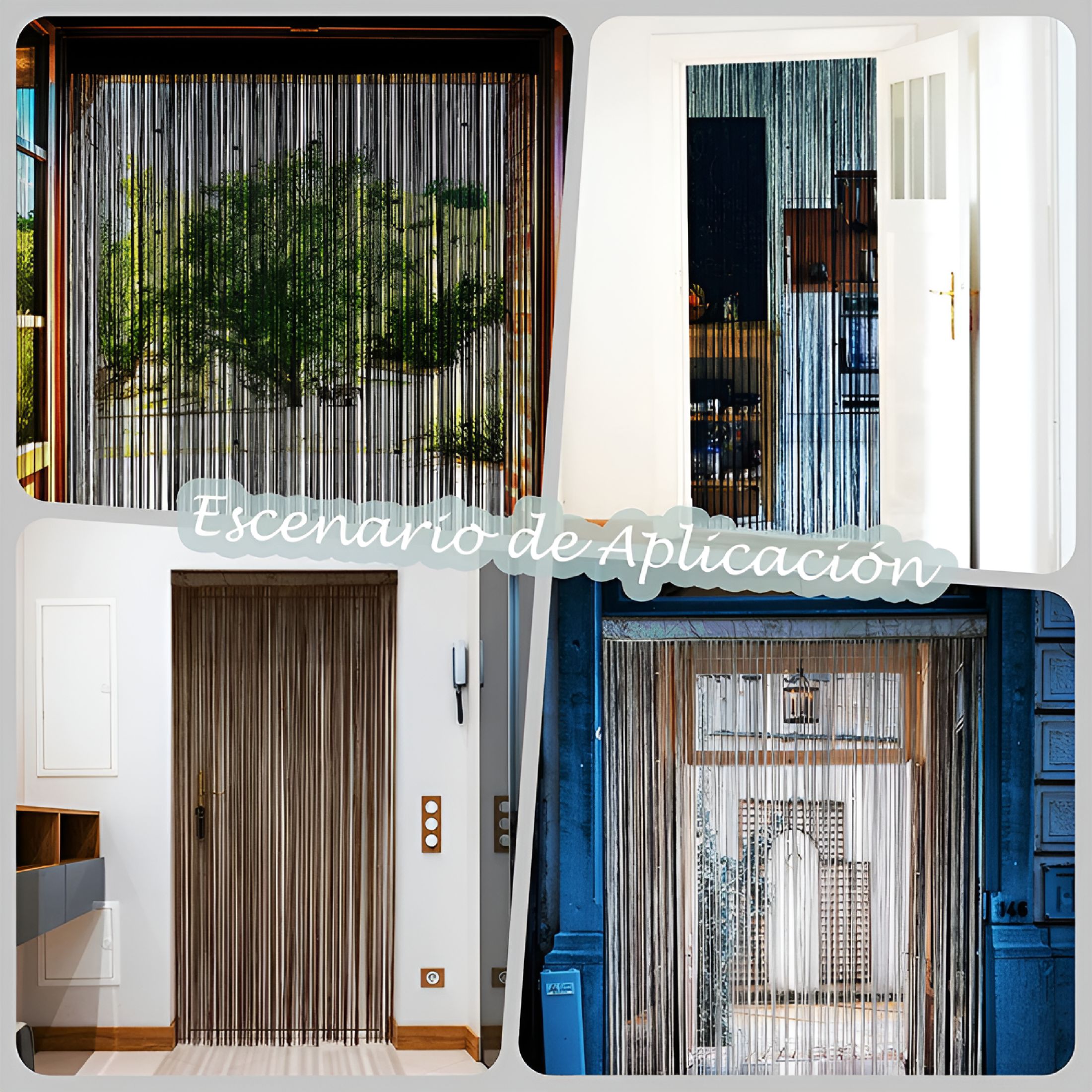 XIBUFE Beaded Curtain Door String Curtains for Doorways Tassels Beads Hanging Fringe Hippie Window Hallway Entrance Wall Closet Bedroom Privacy Decor (Dark Brown,39")