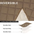 thumbnail image 5 of Easy-Going Recliner Sofa Cover, Reversible Couch Cover for 3 Seat Recliner, Split Sofa Cover for Each Seat, Furniture Protector with Elastic Straps for Kids, Dogs, Pets(3 Seater, Camel/Ivory), 5 of 7