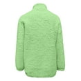 thumbnail image 3 of Fuzzy Sweatshirts for Women 2025 Long Sleeve Half Zip Stand Collared Sweatshirt with Pockets Pullover Tops, 3 of 6