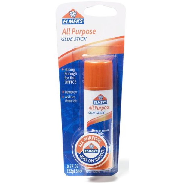 Elmer's All Purpose Glue Stick, Large, 0.77 Oz / 22 G (Pack of 6