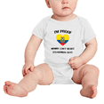 thumbnail image 2 of I'm Proof Mommy Can't Resist Ecuadorian Guys Baby Bodysuits Newborn Clothes (White, 12-18 Months), 2 of 5