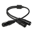 thumbnail image 1 of Toma XLR de para Cables de sonido Adaptadores Divisor Y de 2 Hombres, 1 of 7
