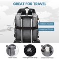 thumbnail image 4 of Lovevook Laptop Backpack for Women,15.6"Travel Work Backpack Purse,Teacher Backpack Nurse Bag College Book Bag with USB (Grey), 4 of 9