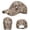 HAT10-Khaki, variant on Hat Women Men Sport Leopard Print Breathable Beach Adjustable Baseball Cap Hop Hat Sun Hat Elegant Wear Orange