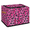 Multicolor 4, variant on ADECORIVY Black Pink Polka Dots Fabric Storage Bin with Lid, Foldable Storage Box Decorative Cube Organizer Basket for Closet Shelf Organizing Clothes
