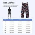 thumbnail image 4 of Logiee Surfing Santa Print Pajama Pants for Men,Men’s Pajama Bottoms,Mens PJ Pants with Pockets & Button Fly-XX-Large, 4 of 6