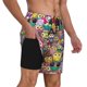 thumbnail image 2 of Balery Cute Cartoon Owls Bañador para hombre, shorts de playa de secado rápido con entrepierna y forro de compresión-3X-Large, 2 of 6