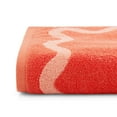 thumbnail image 3 of Mainstays by Becky G. & Alejandra 100% Cotton Performance Bath Towel, Orange Scallop, 3 of 7