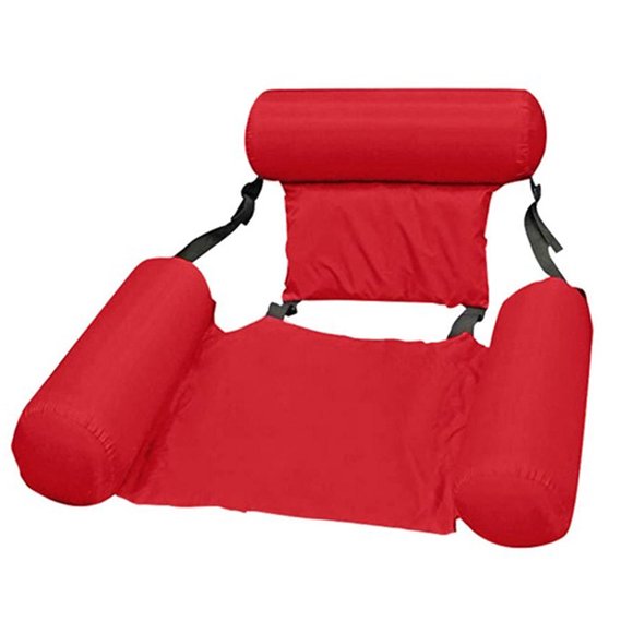Hamaca flotante inflable plegable para deportes acuáticos, silla de playa, piscina, verano