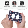 thumbnail image 4 of Kdxio Watercolor Stars Decorator Light Switch or Receptacle Outlet Wall Plate Decorator Wall Plate Child Safe Outlet Cover-Style S, 4 of 6