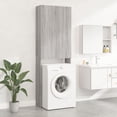 thumbnail image 1 of Mueble para lavadora Sonoma gris 64x25,5x190 cm, 1 of 5