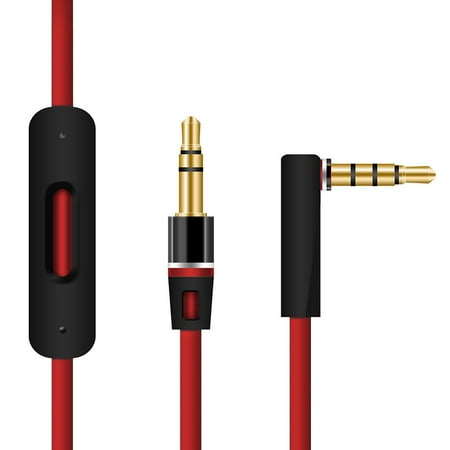 Value Microphone Cables - Replacement Audio Headphones Mic Cable 3.5mm Aux Cord Jack for Beats