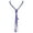 blue, variant on Long Seed Beaded Multi Strand Necklace,10 Multiple Statement Long Bib Necklace with Tie Knot for Women Jewelry (N0102-Yellow)