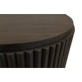 thumbnail image 5 of Odin Round End Table in Modern Espresso Finish on Mango Solid Wood, 5 of 7