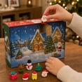 thumbnail image 4 of 2026 Christmas Advent Calendar with 24 Days Countdown, 24 Pieces Assorted Holiday Figurines, for Student, Mini Toys Blind Box Set, 4 of 5