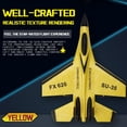 thumbnail image 4 of Avión de espuma con Control remoto para niños, juguete de avión de combate, planeador, SU-35, 2,4G, 4 of 4