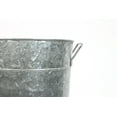 thumbnail image 4 of Hosley 22-Inch Gray Galvanized French Bucket, 4 of 5