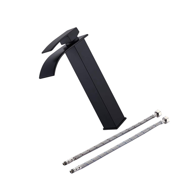 Grifo de baño Advancent antiobstrucciones negro Acero inoxidable