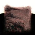 thumbnail image 2 of Plutus Brands Purple Plutus Fancy Plush Animal Faux Fur Luxury Throw Pillow 18 in x 18in, Double Sided 18" x 18", 2 of 2