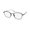 black, variant on John Varvatos Square Titanium Metal Mens Eyewear Frame V180 Gunmetal 49mm