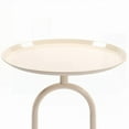 thumbnail image 6 of Lantern-shaped Metal End Table - Modern Small Side Table with Stable Weighted Base & 10.8 Lbs, 6 of 8