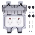 thumbnail image 1 of Cover Box Outlet IP66 Weatherproof Outdoor Socket with Independent Switch Indicator Light 250V, 1 of 1