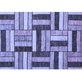 thumbnail image 1 of Ahgly Company Machine Washable Indoor Rectangle Abstract Blue Modern Area Rugs, 5' x 8', 1 of 4