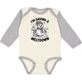 thumbnail image 3 of Inktastic Funny Winter Snowman Meltdown Boys or Girls Long Sleeve Baby Bodysuit, 3 of 5