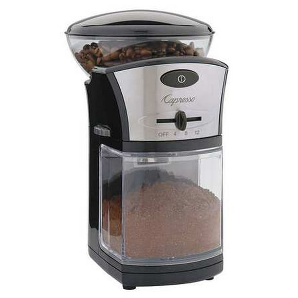 Capresso 559 04 Black 0 5 Lb Coffee Grinder Walmart Com Walmart Com