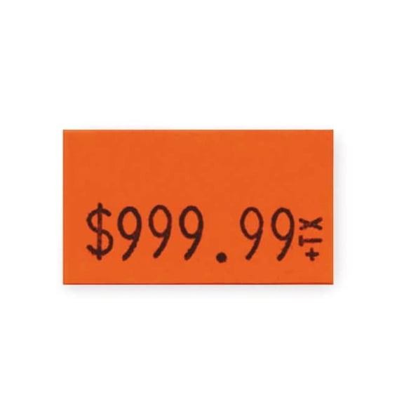 Garvey Pricing Label Kit,1-Line,Red,PK3 90945