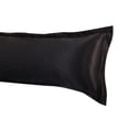 thumbnail image 3 of Premium Silk Pillowcase Case Body Pillow Protector Cover 48x120cm Black, 3 of 7