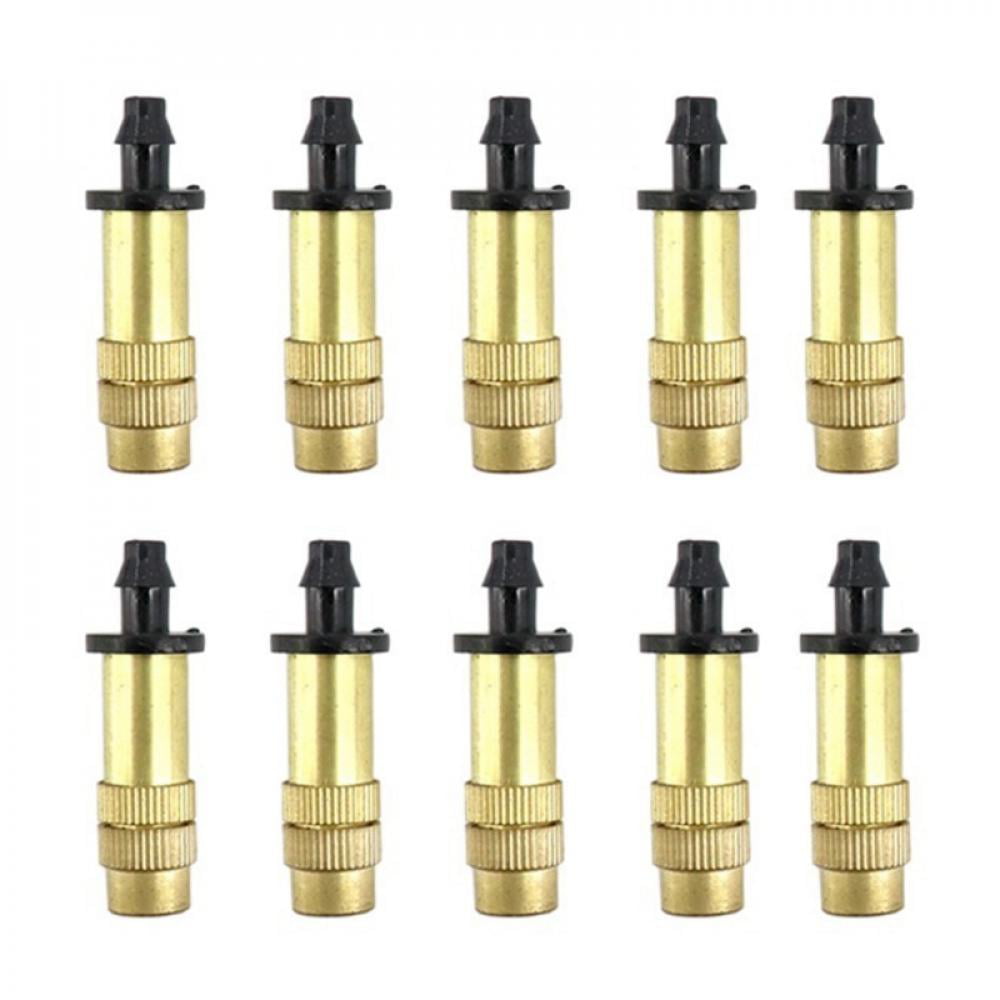 1/10PCS Brass Adjustable Sprayer Heads Nozzle for Misting Watering Irrigation 