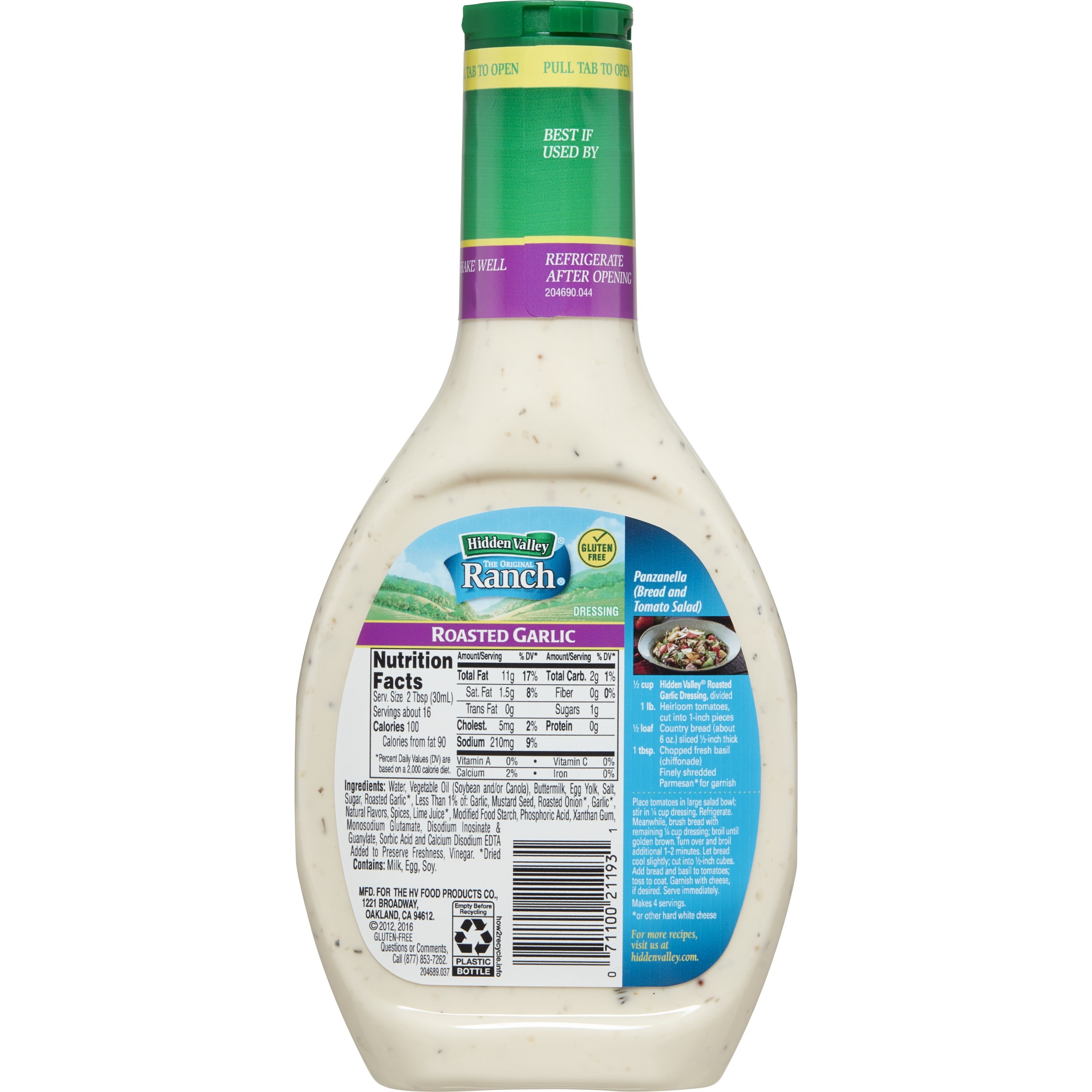 Garlic Ranch Dressing Nutrition Facts | Besto Blog