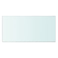 thumbnail image 2 of vidaXL Shelves 2 pcs Panel Glass Clear 60x30 cm, 2 of 2