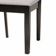thumbnail image 5 of Baxton Studio Florencia Grey Fabric and Espresso Brown Wood Dining Chair, 5 of 9