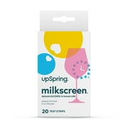 UpSpring Milkscreen Alcohol Detection Test Strips for Breastfeeding, Results in 2 Minutes, 20 Count