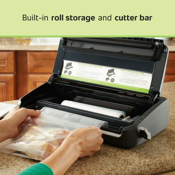 FoodSaver FM2100 Manual Kitchen Vacuum Sealer System with Bag