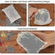 thumbnail image 4 of 50 Cotton Bags, Reusable Tea Strainer Bags With Drawstring (8 X 10 Cm)(t-0-g), 4 of 5