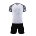 thumbnail image 4 of Hessimy Boys Active Shorts Set - 2 Piece Boys Athletic Shirts and Active Basketball Shorts,Jogging Football Tracksuit 3-4 Years, 4 of 4