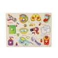 thumbnail image 1 of Big Save,HWRETIE Puzzles Clearance,Wooden Number Lette Puzzle Early Learning Kids Educational Toys, 1 of 1