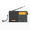 Gray, variant on XHDATA D-808 Portable Shortwave Radio, FM/LW/MW/SW/AIR SSB Receiver with RDS