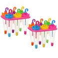 thumbnail image 1 of EeaseMX juegos de moldes para paletas de hielo, 6 celdas, reutilizables, para el hogar (color aleatorio), 1 of 7