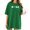 Green, variant on Women's Marine Shell Graphic Short Sleeve T-Shirt Soft Cotton Green Oversized Summer Tee